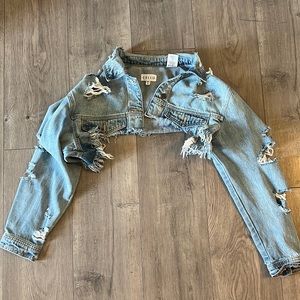 Cropped Jean jacket